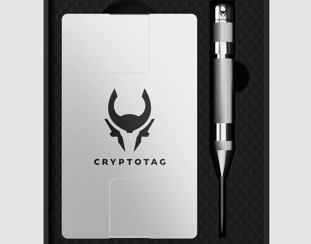 Cryptotag Zeus – The best crypto metal wallet overall