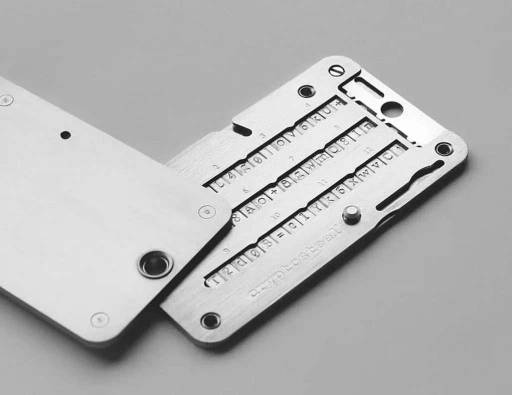 Cryptosteel Cassette – A lightweight and portable seed phrase storage solution
