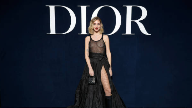 Chiara Ferragni at Paris Fashion Week- Christian Dior Photocall
