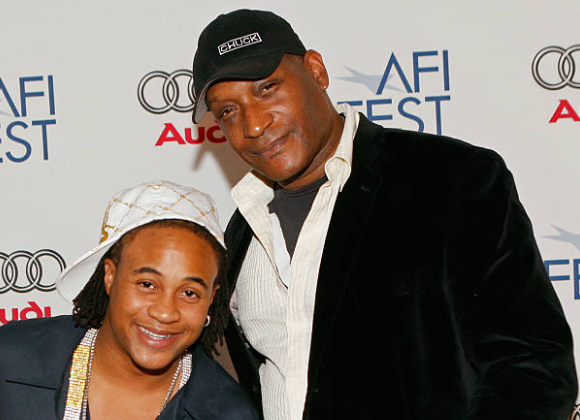 Orlando Brown (L) and Tony Todd arrive at the world premiere of "Public Enemy" during AFI FEST 2007 